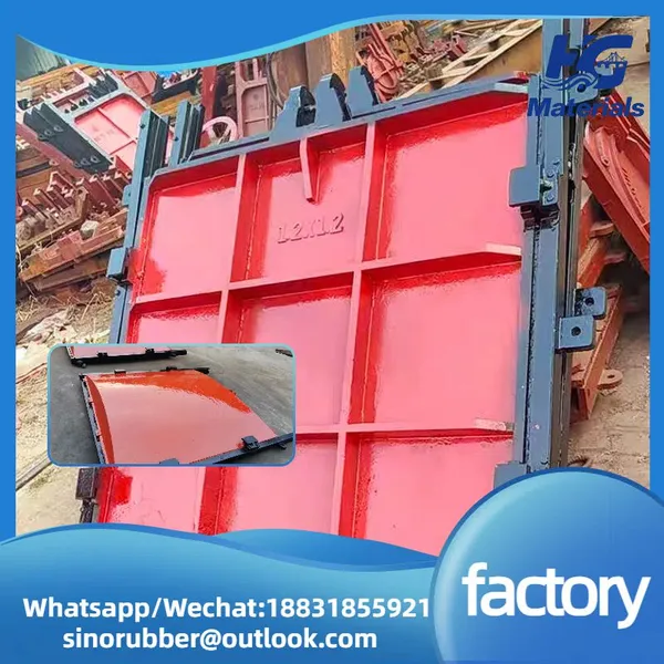 Cast iron canal gate, round and square sewage pipe side-opening 304 gate, anti-backflow water-stopping steel reservoir flap gate factory