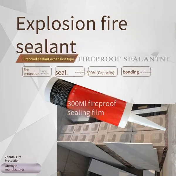 Shouguang Intumescent Fireproof Sealant, Customized Colors Available From the Manufacturer of Zhentai Fireproof Sealant