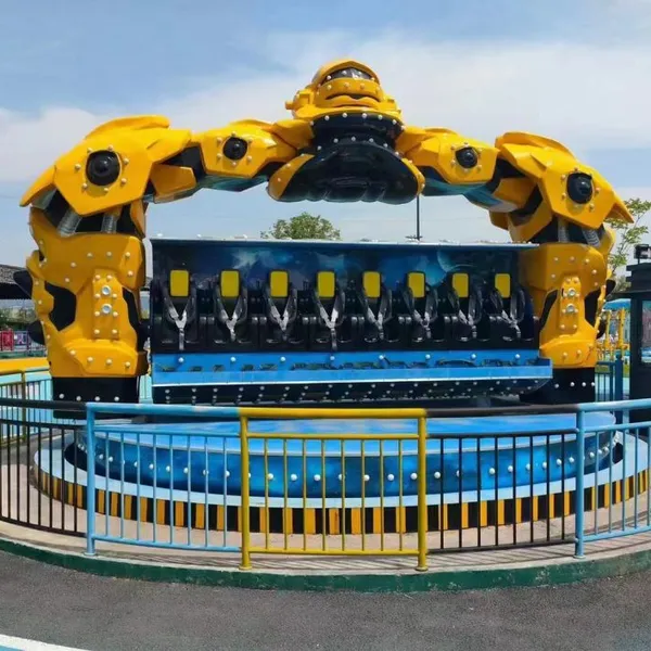 LIMEIQI Robocop ride 16 seats 360 degree rotating park ride