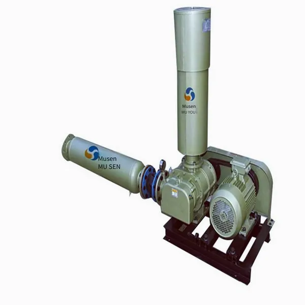 Three-lobe Roots Blower for Powder Conveying, Sewage Treatment Aeration, Aquaculture Oxygenation, Equipped With Pure Copper Motor