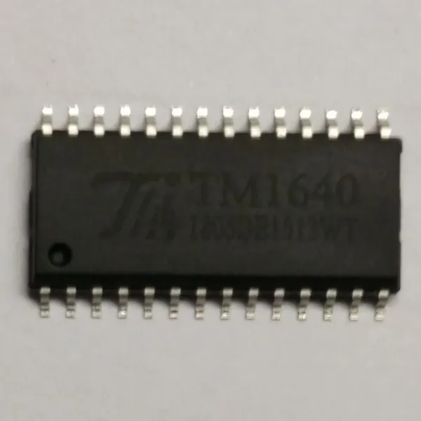 16 - Segment 8 - Digit Electronic Scale, Small Household Appliance Led Digital Tube Display Driver ic Tm1640