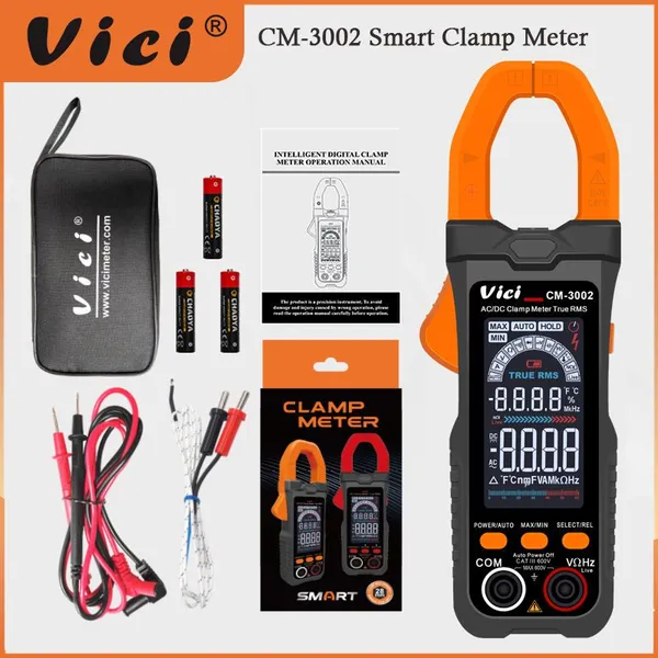 CM-3002 Auto-Ranging Clamp Multimeter for AC/DC Voltage & Resistance photo-4