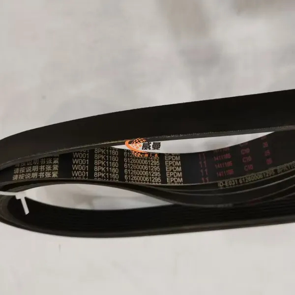 Original WEICHAI 612600064295 8pk1160 Belt for Wheel Loader Spare Parts in Stock. photo-4