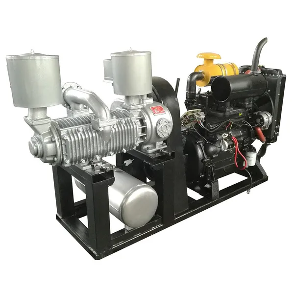 12CBM One Cylinder Silobas Comperssor for Dry Bulk Tanker Oil Free photo-3