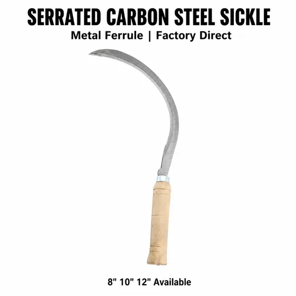 Factory Supply Agricultural Hand Sickle for Repeated Field Use for Middle East Buyers Export Container Supply for Agricultural Harve photo-3
