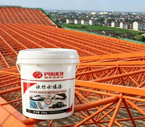 Fast-dry acrylic polyurethane industrial coating, for metal surfaces of steel structures, anti-corrosion and rust-proof coating