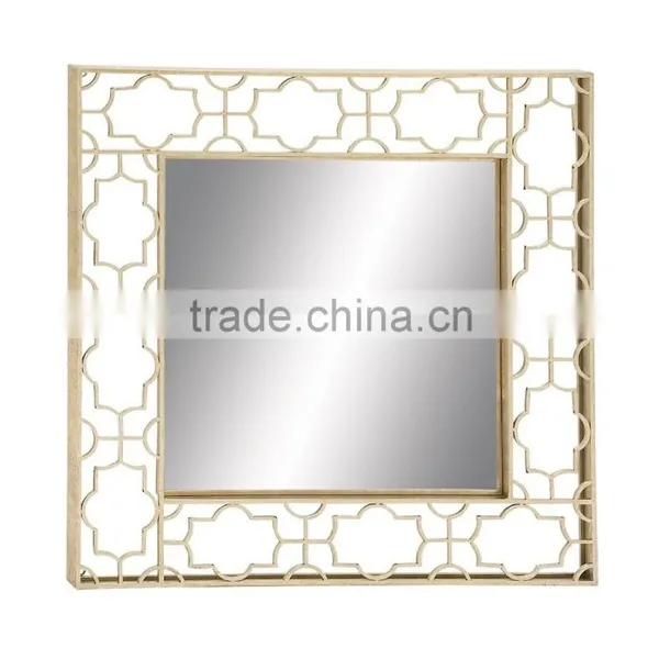 Decorative Metal Wall Mirror 4mm 6mm With Beveled Edge and Round Edge