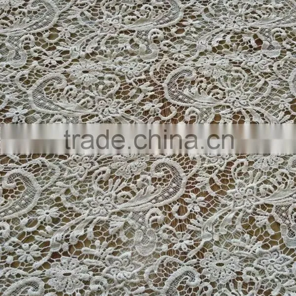 2016 Wholesale Garment Accessory Embroidery Cotton Lace Fabric for Cloth photo-3