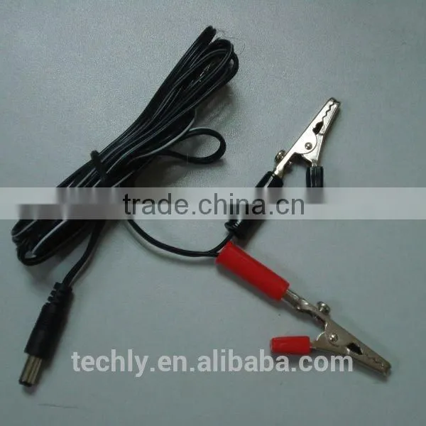UL SPT-1 18AWG Conductor Copper 2C Cable With DC Plug to 15A Clamp Power Cable photo-2