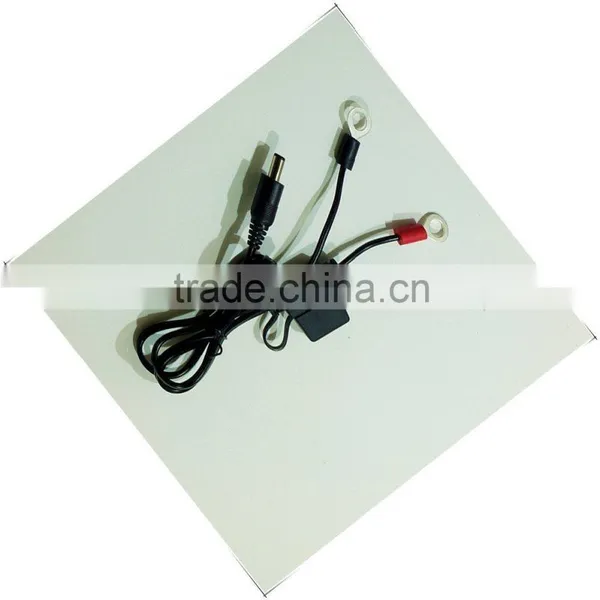 UL SPT-1 18AWG Cable With DC 5521plug , Molding 3A Fuse and 8.5mm Ring Termional Cable Set photo-6