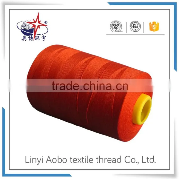 Hot Sale 100% Polyester Bag Closer Thread in Plastice Tube for Bag Closer Machine photo-3