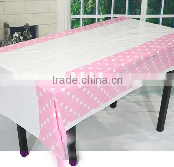 Plastic Tablecloth Wedding Birthday Party Supplies photo-3