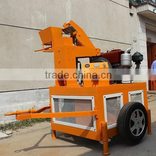 Mobile Compressed Earth Interlock Brick Making Machine With Car Tire Quality Choice photo-4