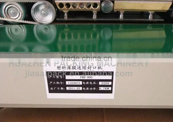 Continuous Band Sealer Machine FRD900S Induction Sealer Horizontal Continuous Bag Sealer photo-3