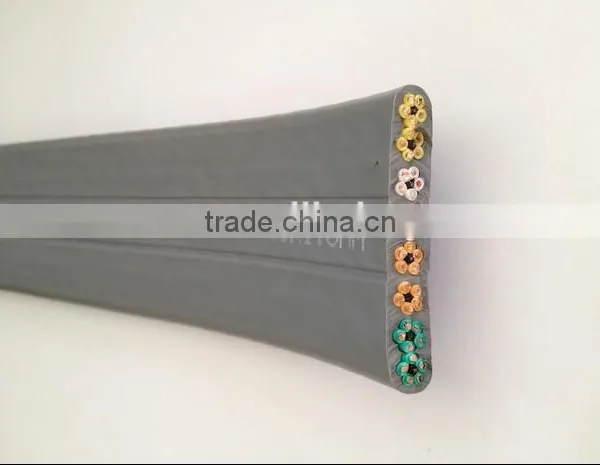 18 CORE 0.5MM Flat Elevator Cable H05VVH6-F Elevator Parts