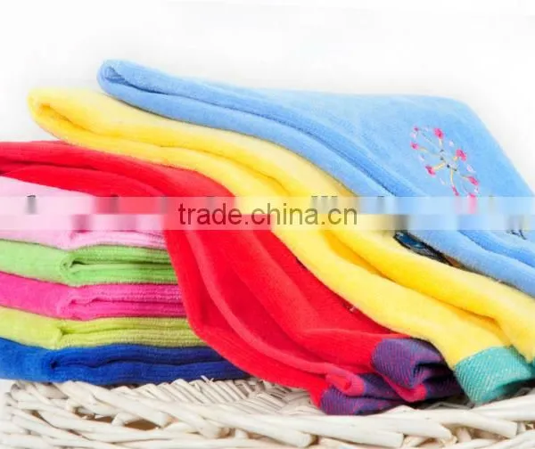 High Quality 100% Cotton Organic Satin Border Bath Towel 100% Cotton photo-4