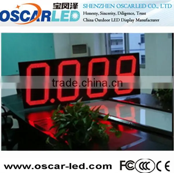 Optional Size & Single Color Led Digital Gas Station Programming Sign Led Display photo-4