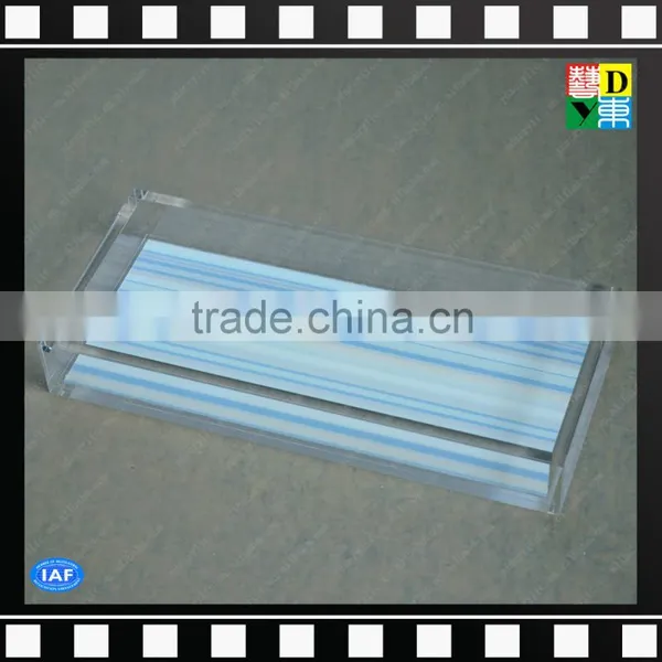 2016 Eco-friendly Acrylic Printed Serving Tray Customized Design