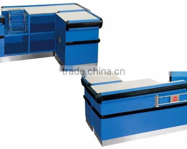 2015 Supermarket Checkout Counter With Conveyor Belt photo-2
