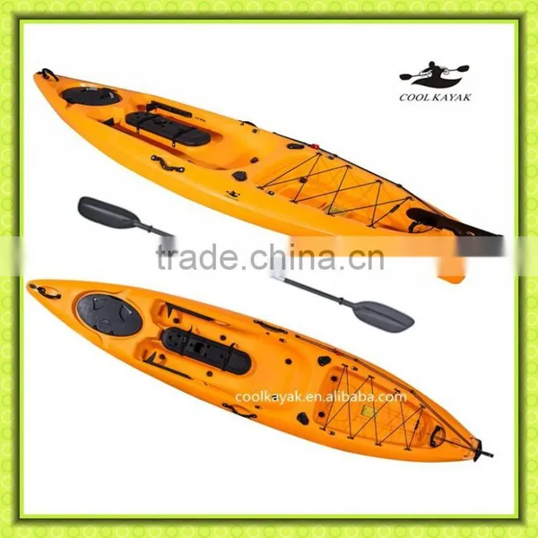 Single Fishing Canoe Kajak With Rudder and Pedal From Cool Kayak photo-3