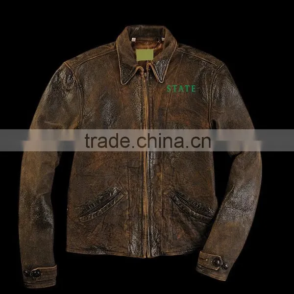 Men's Fashion Cow Leather Jackets photo-6