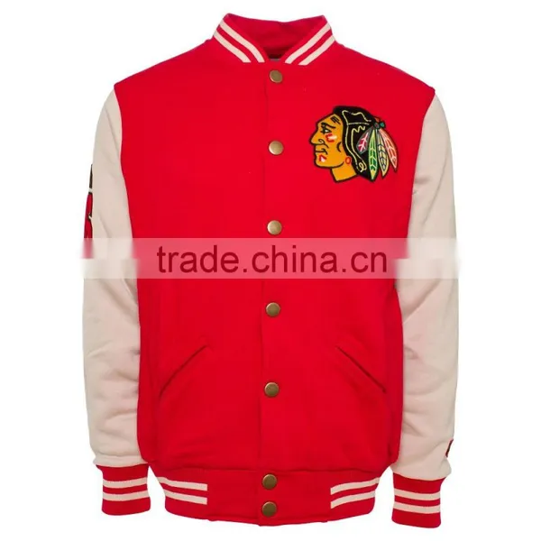 Letterman Cotton Fleece Varsity Jacket,custom Letterman Cotton Fleece Varsity Jacket,customized Cotton Fleece Varsity Jacket photo-6