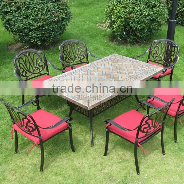 Outdoor Garden Patio Metal Marble Stone Provence Furniture photo-3