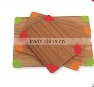 Non - Slip Chopping Block,Healthy 3-piece Bamboo Cutting Board Bamboo Cutting Boards Bamboo Chopping Blocks photo-3