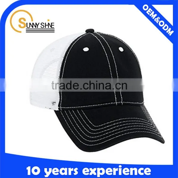 China Best Selling Custom Mesh Curved Bill Trucker Hat Snapback Cap Wholesale photo-2