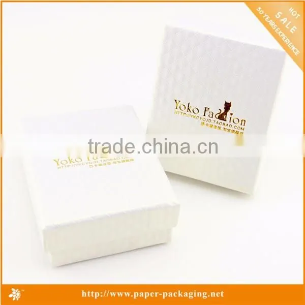 White Cardboard Ring Boxes Wholesale photo-3