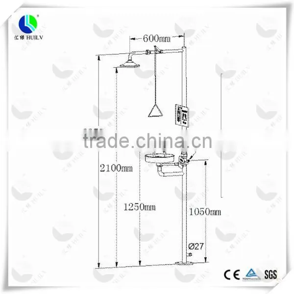 China Best Price Battery Lab Used Combination Emergency Shower photo-4