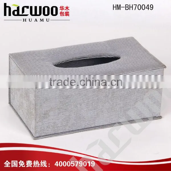 High Quality Small MOQ Cheap Hotel Leather Tissue Box photo-3