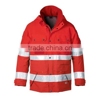 Hi-Vis Flame Retardant Rescure Workwear With Reflective Tape