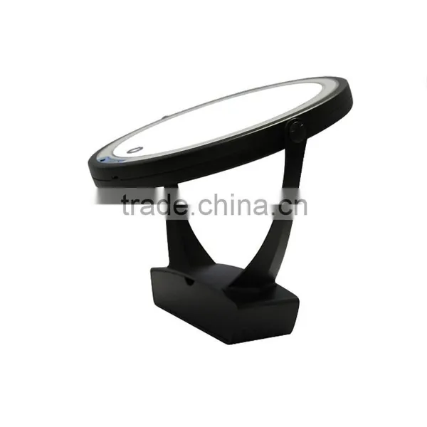 5X Magnifying Lighted Touch Screen Mirror With Organizer photo-5