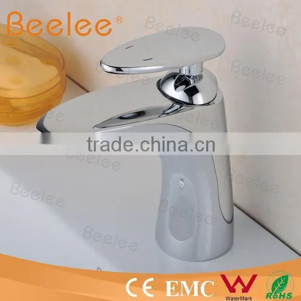 Chrome Single Handle Basin Faucets Tap for Bathroom photo-3