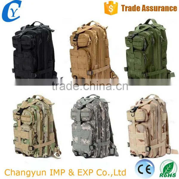 Army Mountaineering Bags Outdoor Waterproof Camouflage 3P Tactical Backpack