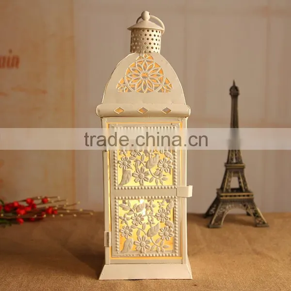 Continental Iron Hollow Candle Holder Lantern Decorations Home Furnishings Wholesale Gift photo-2