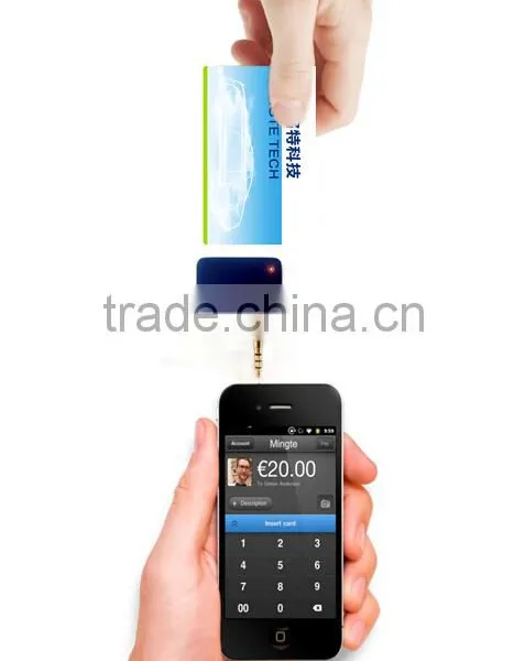 Audio Jack Mobile Payment Contact IC Card Readers MT531 for IOS, Android Smartphone photo-3