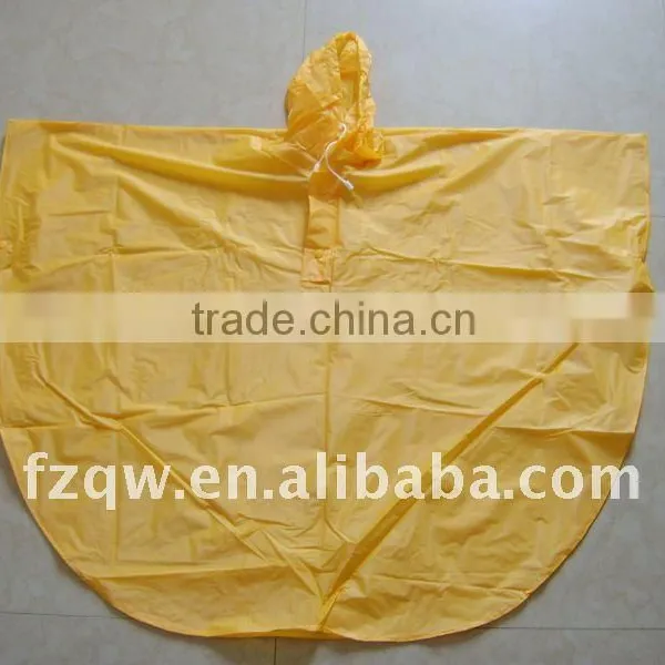 Outdoor Waterproof PVC Rain Poncho Kid Cape