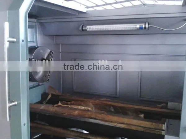 CJK6180B-2 Flat Bed Cnc Lathe Machining photo-5