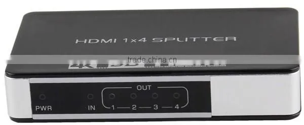 HDMI Splitter 1x4 HDMI 1.4v 4port HDMI Splitter 1 in 4 Out Support HDCP 1080p 4Kx2K and 3D Good Quanlity CE FCC