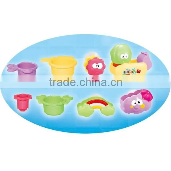 New Product Funny Education Bath Set Rainbow Fish Crab Cartoon Water Toy Baby Bath Toys for Kids photo-3