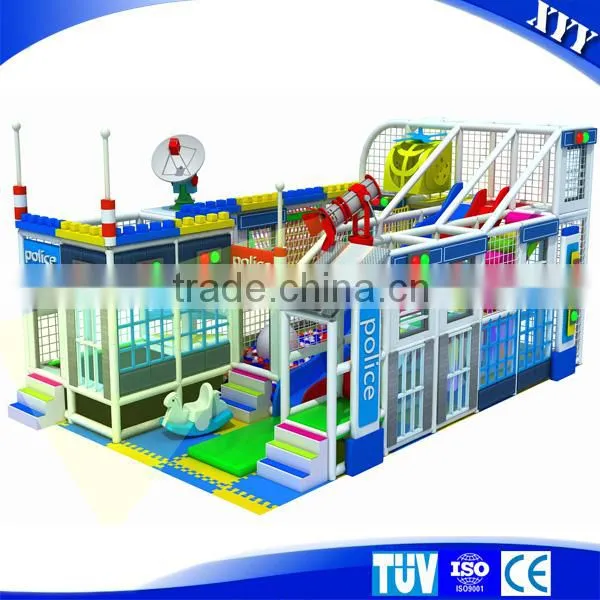 Small Police Station Theme KIds Indoor Playground for Shop Mall photo-2