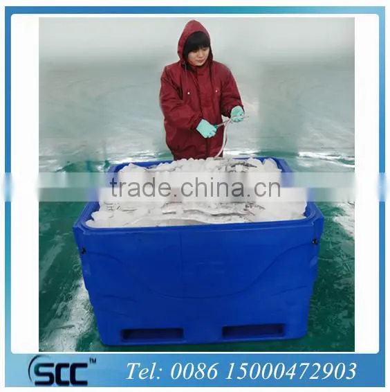 1000L Plastic Fishing Cooler Box With Imported LLDPE Material by Rotomolding photo-4