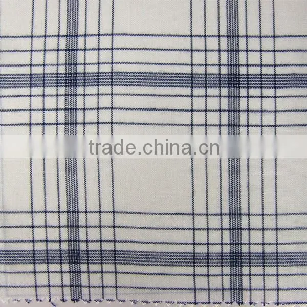 Thin Blue Chambray Weaving Cotton Rayon Fabric for T Shirts photo-2