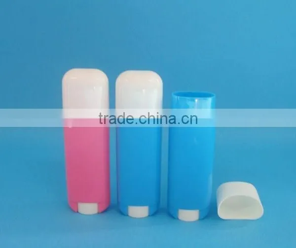 Plastic Flat Oval Lipstick Tube, Clear Plastic Lip Balm Tube, Plastic Cosmetic Tube photo-4