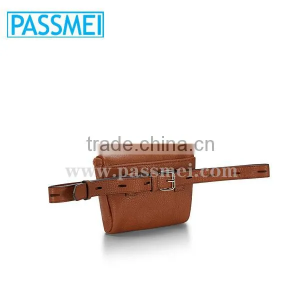 Factory Directly Genuine Leather Bag Leather Belt Bag for Woman photo-2