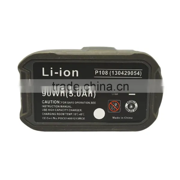 5.0AH One Plus P108 18V Lithium Battery for Ryobi P104 P105 P102 P103 P107 photo-6