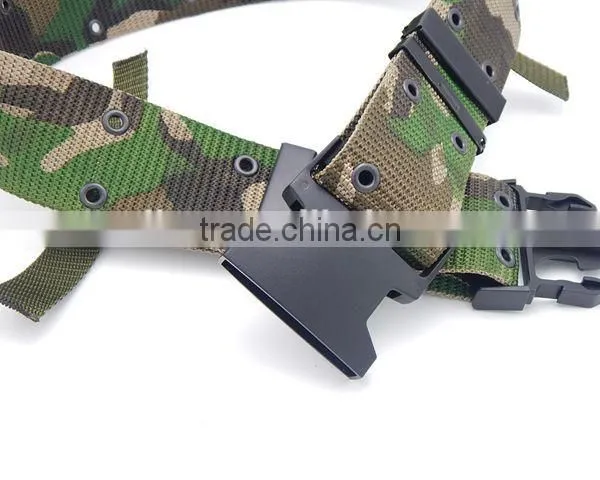 Plastic Buckle Knitted Military Customized Belt Fashion Accessories Factory Wholesale Made in China photo-2