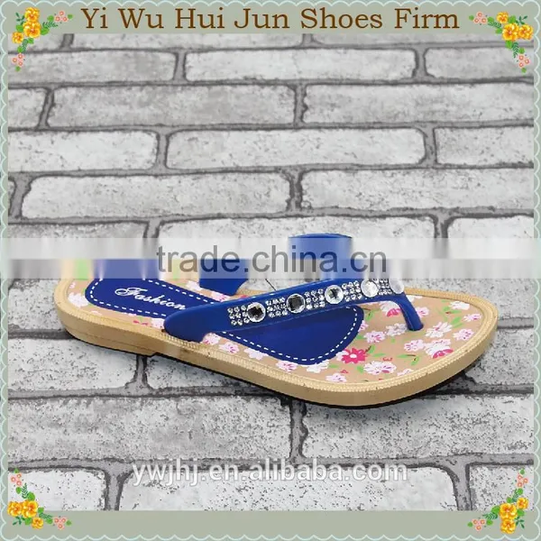 Woman Summer Flat Diamond Sandal Environmental Towel Material Slippers photo-5
